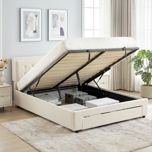 Homcom 4ft6 double - homcom, bed