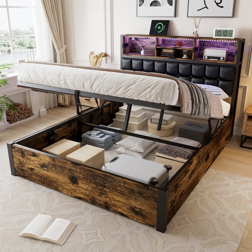 Double bed 4ft6 ottoman - double,