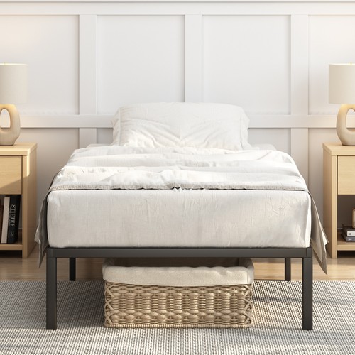 Metal bed frame heavy - metal, w/