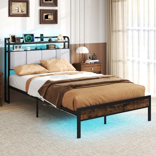 Double size bed frame - bed, with