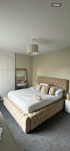 Beige upholstered - beige,