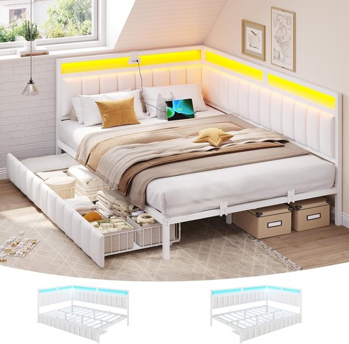 Double bed frame - bed, 2