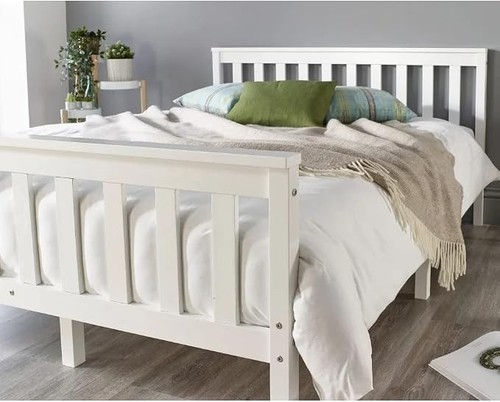 Wooden 4ft bed frame - wooden,