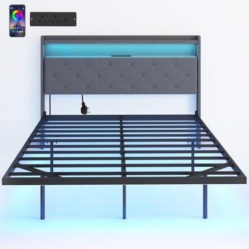 Homcom floating bed - floating, with