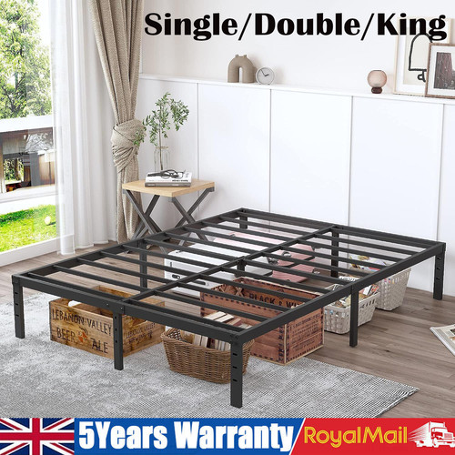 Metal bed frame single - frame,