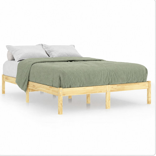 Boxed bed frame solid - boxed,