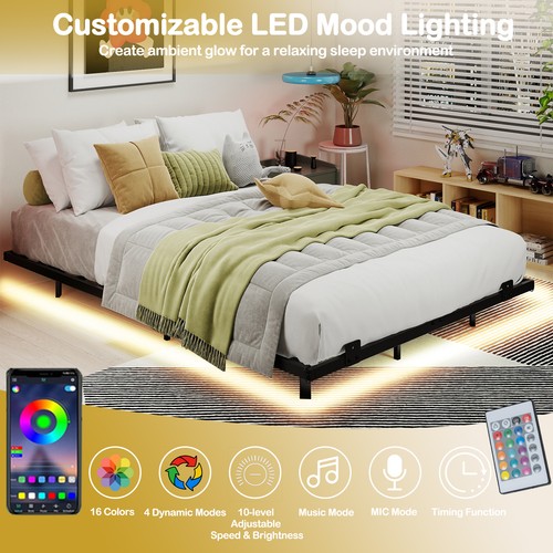 Floating bed frame double - floating,
