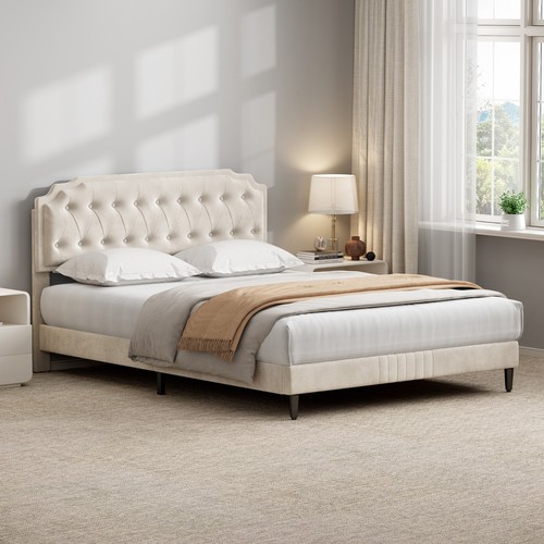 Chelsey upholstered bed - chelsey,