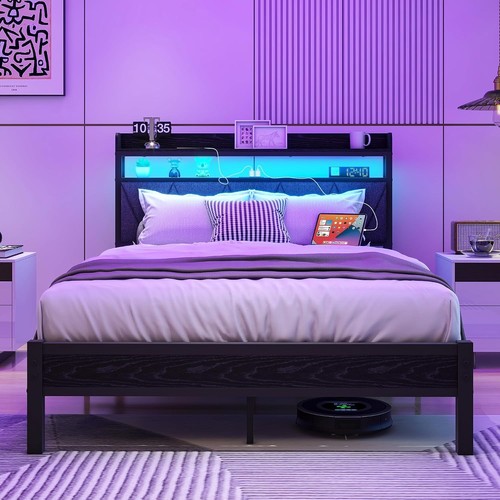 4ft6 double size bed - 4ft6, frame