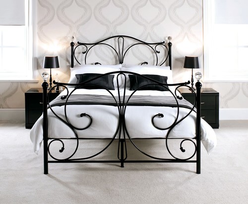 Metal bed frame - bed, 4ft6