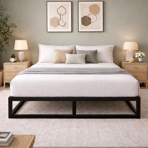 Metal bed platform frame extra - metal,