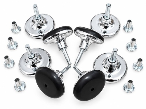 Chrome feet gliders castor - ,