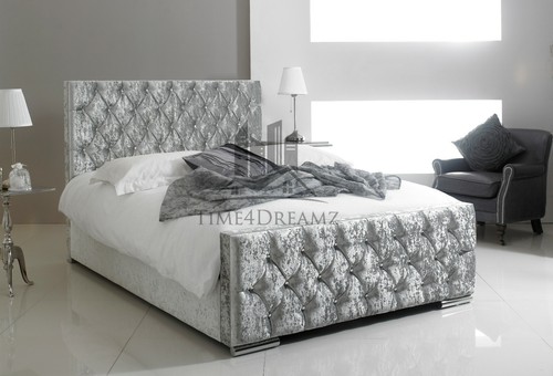 Modern crushed velvet fabric - modern,