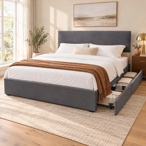 5ft king bed - bed, frame