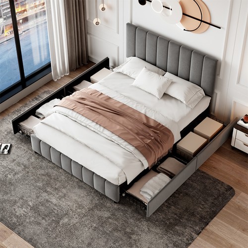 4ft6 double bed frame - double,