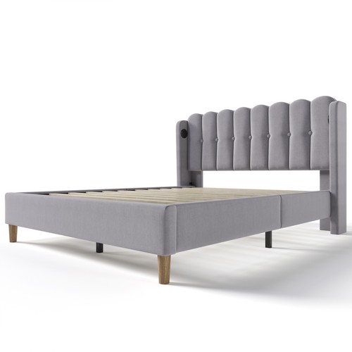 Upholstered bed 4ft6 - upholstered, double